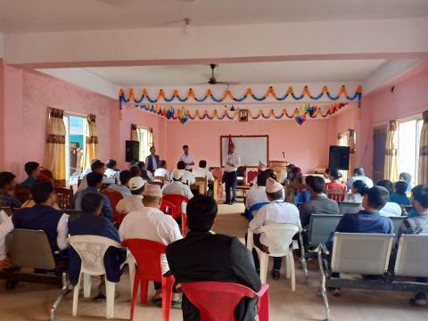  नगरकार्यपालिका कार्यालयका विषयगत शाखा सम्बन्धित कर्मचारीहरुको वैठक सम्पन्न